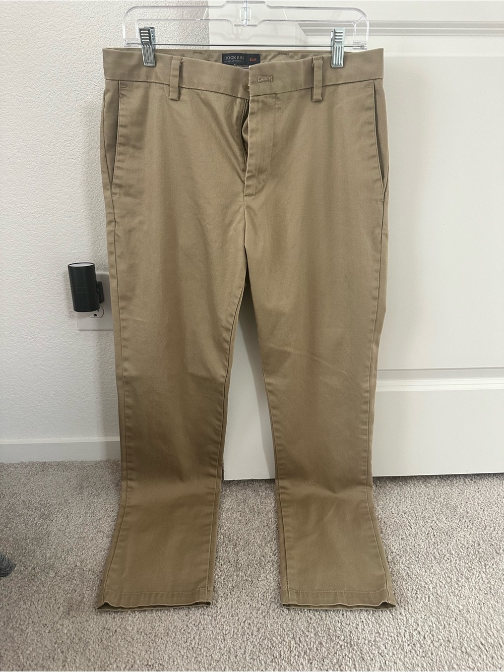 Dockers Men's Straight Fit Chino Pants in Tan